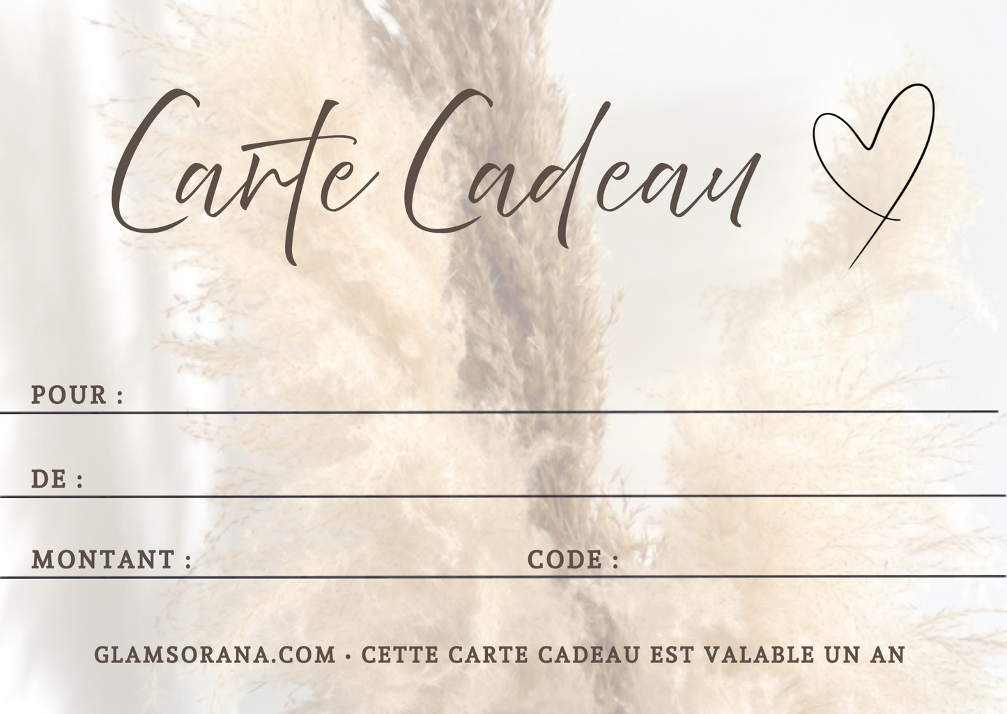 Carte cadeau